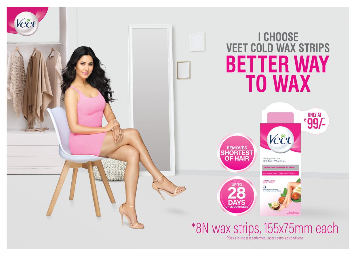 Nair Wax Ready Strips for Face  Bikini 40 strips  Nair India